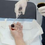 Preparation of sterile field